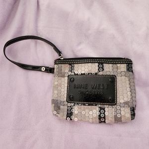 Nine West Sequin Wristlet